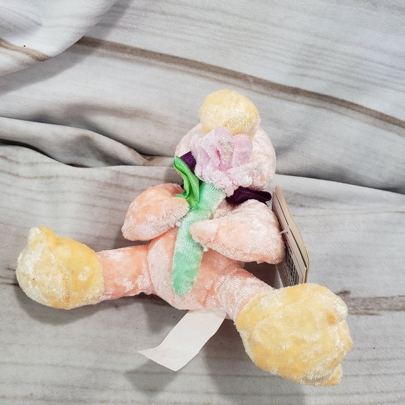 Vintage Dan Dee Patsy Duck Crushed Velvet Plush Stuffed Toy Mini 4 Inch 80s - Picture 4 of 10